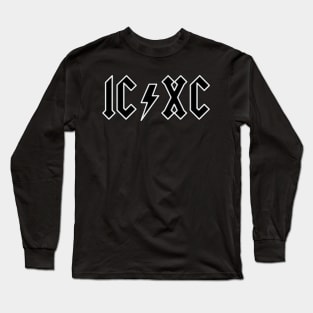 IC/XC AC/DC font Long Sleeve T-Shirt